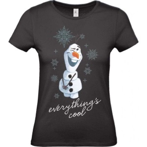 Frozen Everything´s Cool Dámské tričko černá - Merchstore.cz