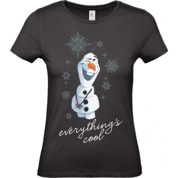 Frozen Everything´s Cool Dámské tričko černá - Merchstore.cz