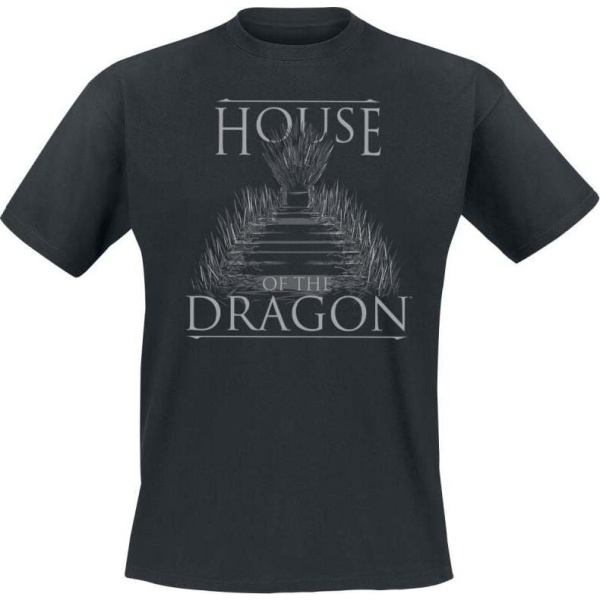 Game Of Thrones House of the Dragon Tričko černá - Merchstore.cz