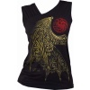 Game Of Thrones House of the Dragon - Wing Logo Dámský top černá - Merchstore.cz