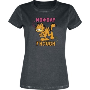 Garfield Monday Tough Dámské tričko černá - Merchstore.cz