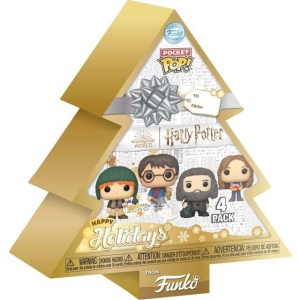 Harry Potter Tree Holiday Box - Pocket Pop! Klíčenka vícebarevný - Merchstore.cz