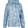 Lilo & Stitch Stitch Sketch Dámská mikina s kapucí modrá - Merchstore.cz