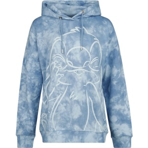 Lilo & Stitch Stitch Sketch Dámská mikina s kapucí modrá - Merchstore.cz