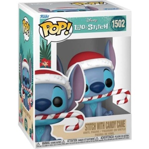 Lilo & Stitch Stitch with Candy Cane (Holiday) Vinyl Figur 1502 Sberatelská postava vícebarevný - Merchstore.cz