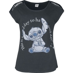 Lilo & Stitch This Is A Good Day Dámské tričko černá - Merchstore.cz