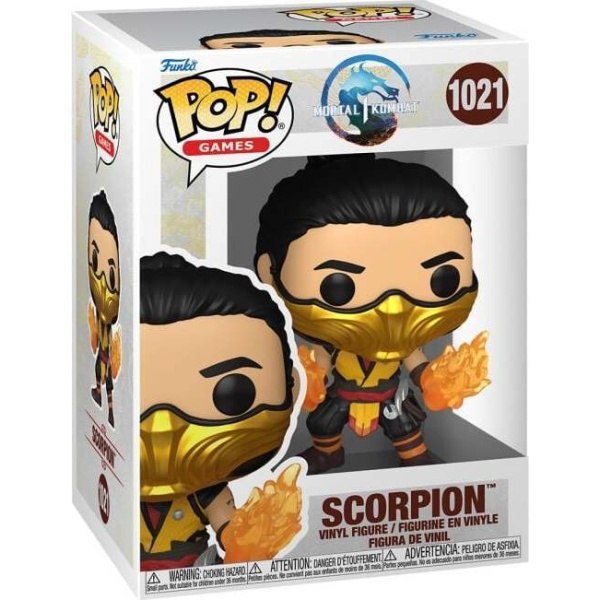 Mortal Kombat Scorpion Vinyl Figur 1021 Sberatelská postava vícebarevný - Merchstore.cz