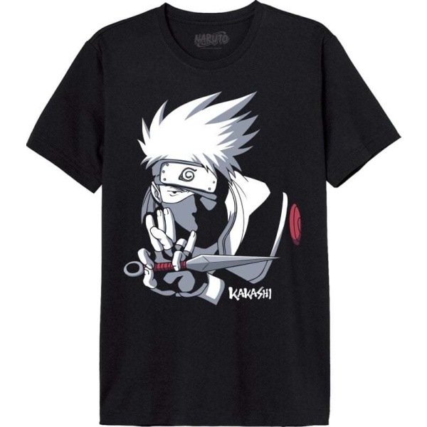 Naruto Kakashi Tričko černá - Merchstore.cz