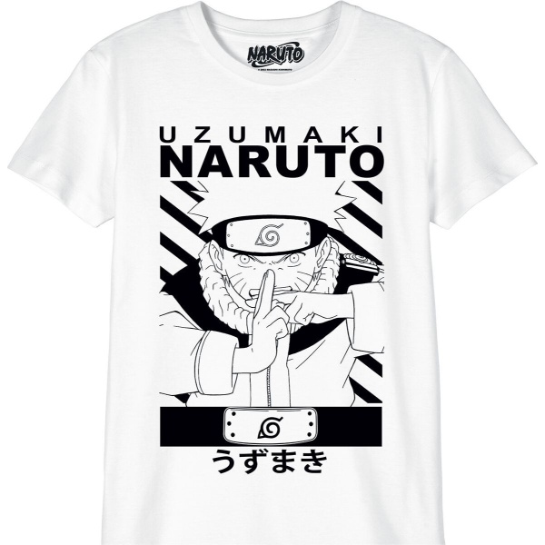 Naruto Kids - Uzumaki detské tricko bílá - Merchstore.cz