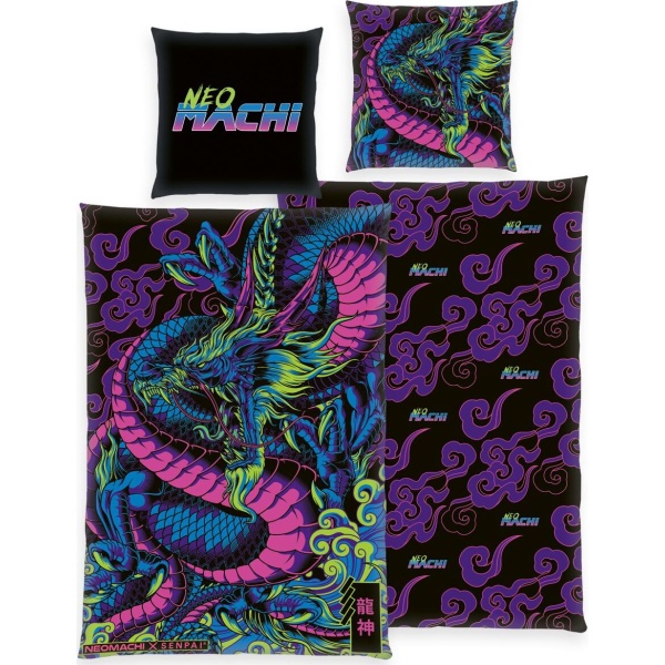 NEOMACHI Dragon Ložní prádlo vícebarevný - Merchstore.cz