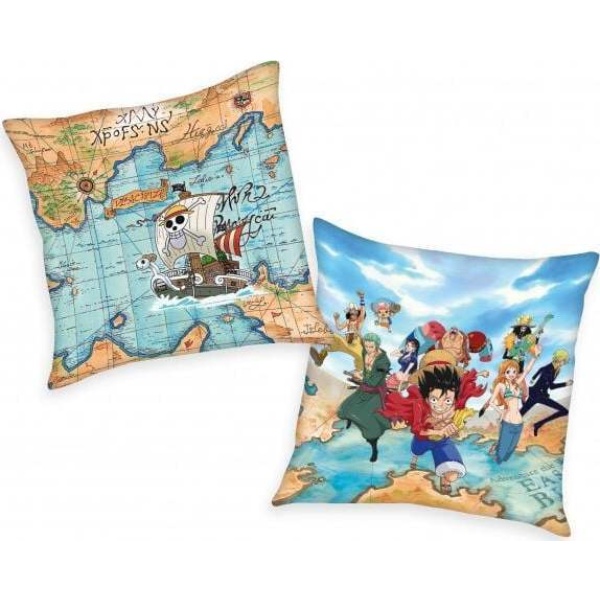 One Piece Characters dekorace polštár vícebarevný - Merchstore.cz