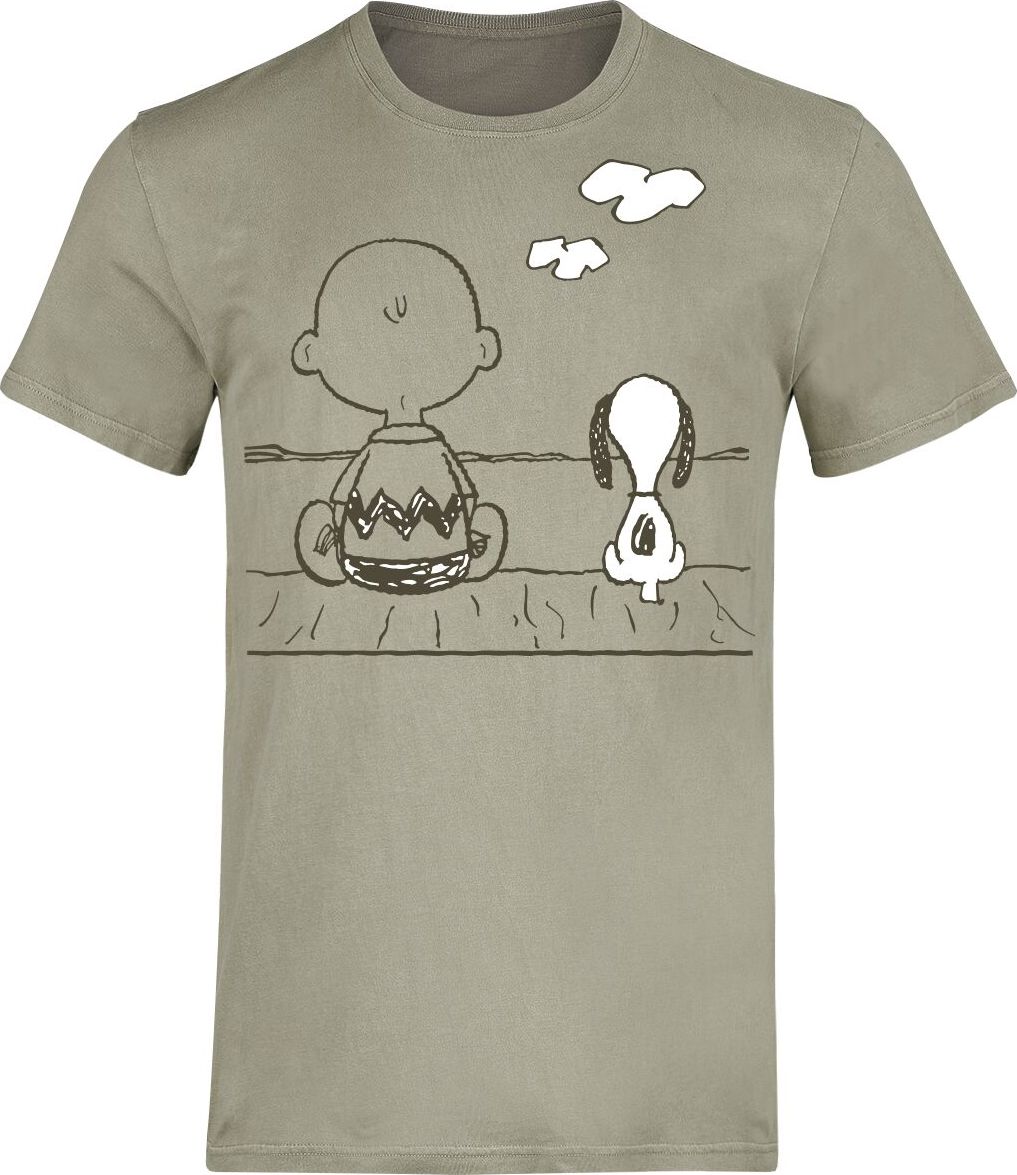 Peanuts Charlie Brown und Snoopy Tričko zelená - Merchstore.cz Peanuts Charlie Brown und Snoopy Tričko zelená - Merchstore.cz
