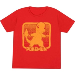 Pokémon Glumanda Retro Arcade detské tricko červená - Merchstore.cz