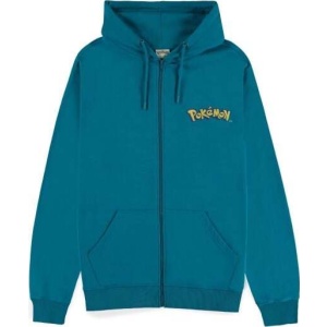 Pokémon Relaxo Mikina s kapucí na zip tyrkysová - Merchstore.cz