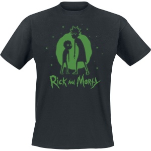 Rick And Morty Ghost Tričko černá - Merchstore.cz