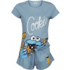 Sesame Street Krümelmonster - Cookie pyžama modrá - Merchstore.cz