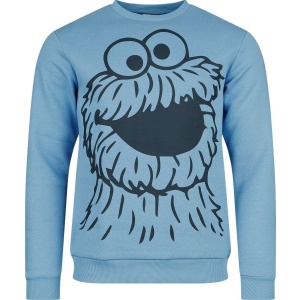 Sesame Street Krümelmonster Mikina modrá - Merchstore.cz