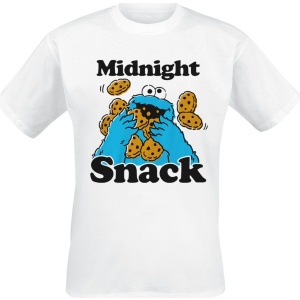 Sesame Street Midnight Snack Tričko bílá - Merchstore.cz