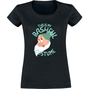 Snow White Snow White and the Seven Dwarfs - Bashful Costume Womens Crew Dámské tričko černá - Merchstore.cz