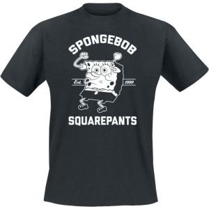 SpongeBob SquarePants Est. 1999 Tričko černá - Merchstore.cz