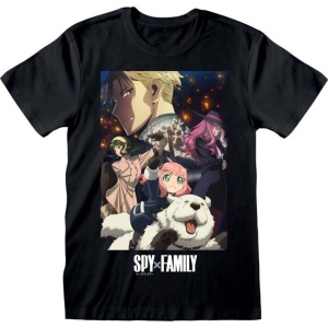 Spy x Family Family Joy Tričko černá - Merchstore.cz