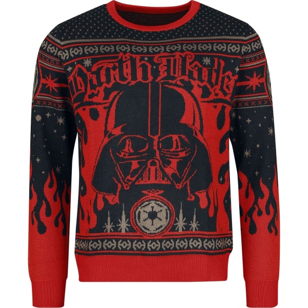 Star Wars Christmas Vader Pletený svetr vícebarevný - Merchstore.cz