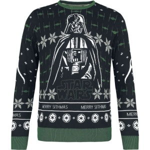 Star Wars Darth Vader - Merry Sithmas Pletený svetr vícebarevný - Merchstore.cz