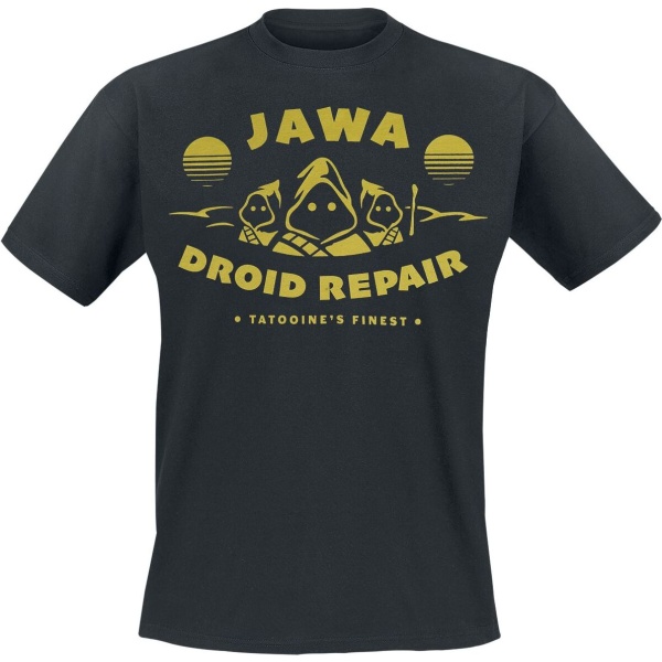 Star Wars Jawa Droid Repair Tričko černá - Merchstore.cz