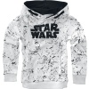 Star Wars Kids - Hoth detská mikina s kapucí bílá - Merchstore.cz