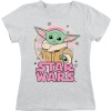 Star Wars Kids - Starry - Grogu detské tricko smíšená svetle šedá - Merchstore.cz