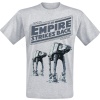 Star Wars The Empire Strikes Back Tričko šedá - Merchstore.cz