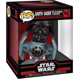 Star Wars Vinylová figurka č.742 Darth Vader with the Advanced x1 Starfighter (Pop! Rides Deluxe) Sberatelská postava vícebarevný - Merchstore.cz