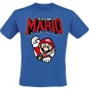 Super Mario Varsity Tričko modrá - Merchstore.cz