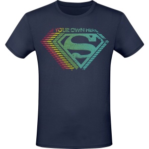 Superman Be Your Own Hero Tričko námořnická modrá - Merchstore.cz