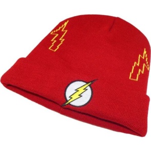 The Flash Logo Čepice červená - Merchstore.cz