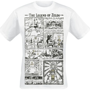 The Legend Of Zelda Drawings Tričko bílá - Merchstore.cz