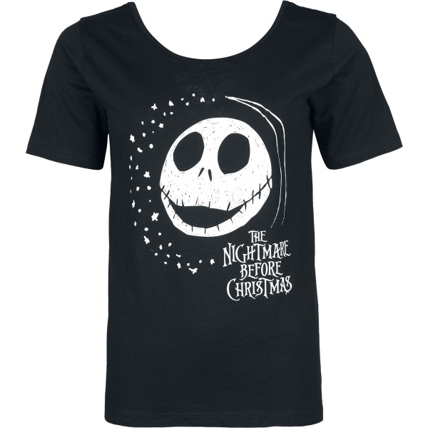 The Nightmare Before Christmas Jack Skellington Dámské tričko černá - Merchstore.cz