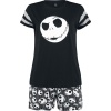 The Nightmare Before Christmas Jack Skellington pyžama černá - Merchstore.cz