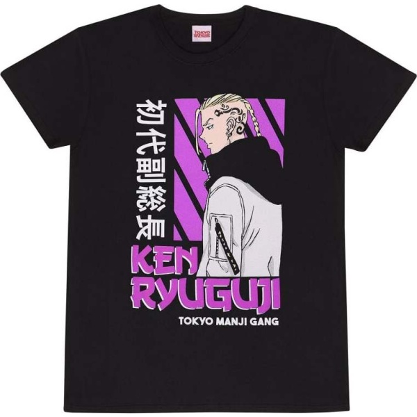 Tokyo Revengers Ken Ryuguiji Tričko černá - Merchstore.cz