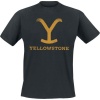 Yellowstone Yellowstone Tričko černá - Merchstore.cz