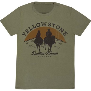 Yellowstone Yellowstone Tričko olivová - Merchstore.cz