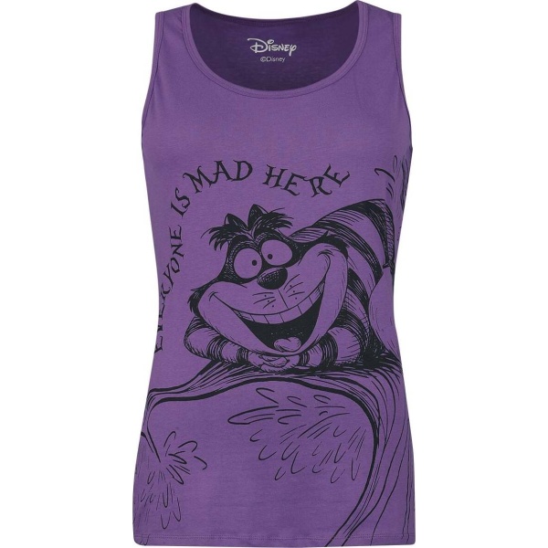 Alice in Wonderland Grinsekatze Dámský top šeríková - Merchstore.cz