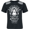 Alice in Wonderland Mirror Dámské tričko černá - Merchstore.cz