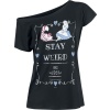 Alice in Wonderland Stay Weird Dámské tričko černá - Merchstore.cz