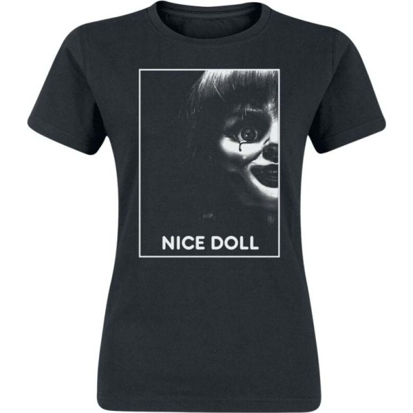 Annabelle Tričko Nice Doll Girly Dámské tričko černá - Merchstore.cz