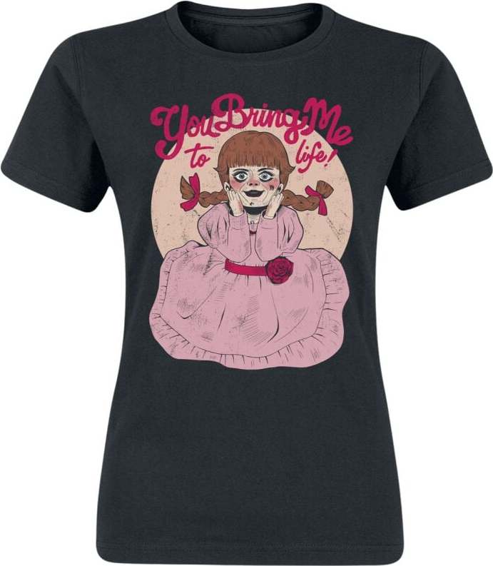Annabelle You Bring Me To Life Dámské tričko černá - Merchstore.cz Annabelle You Bring Me To Life Dámské tričko černá - Merchstore.cz