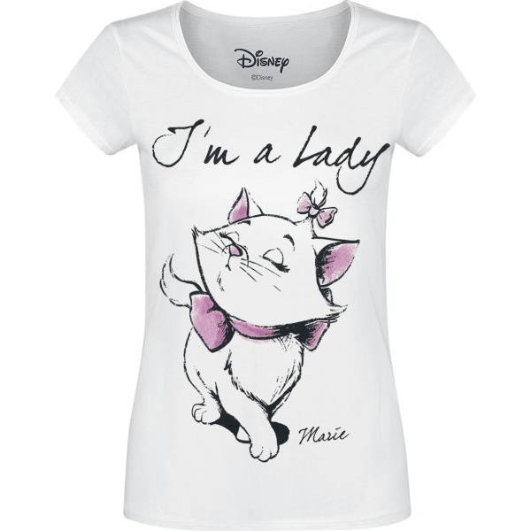 Aristocats Marie - I'm A Lady Dámské tričko bílá - Merchstore.cz