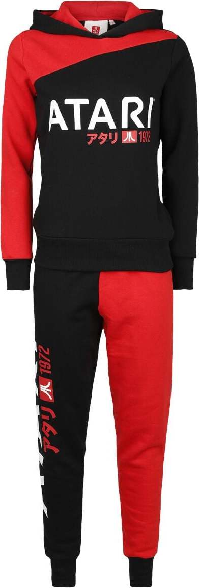 Atari Red Black - Color Patchwork Dámská tepláková souprava cerná/cervená - Merchstore.cz Atari Red Black - Color Patchwork Dámská tepláková souprava cerná/cervená - Merchstore.cz