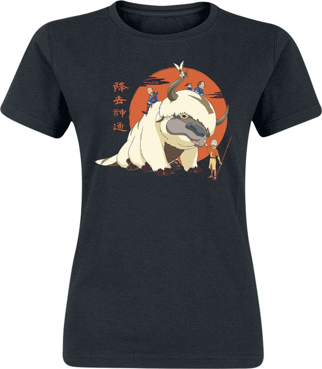 Avatar - The Last Airbender Appa Dámské tričko černá - Merchstore.cz Avatar - The Last Airbender Appa Dámské tričko černá - Merchstore.cz