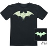 Batman Kids - GITD Logo detské tricko černá - Merchstore.cz